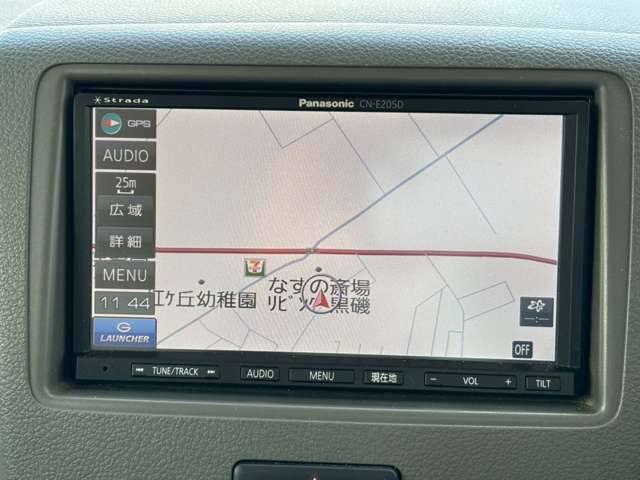 メモリーナビ搭載！
