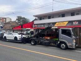 万が一のレッカー車、事故対応故障等も自社で可能ですので、アフターサービス充実！