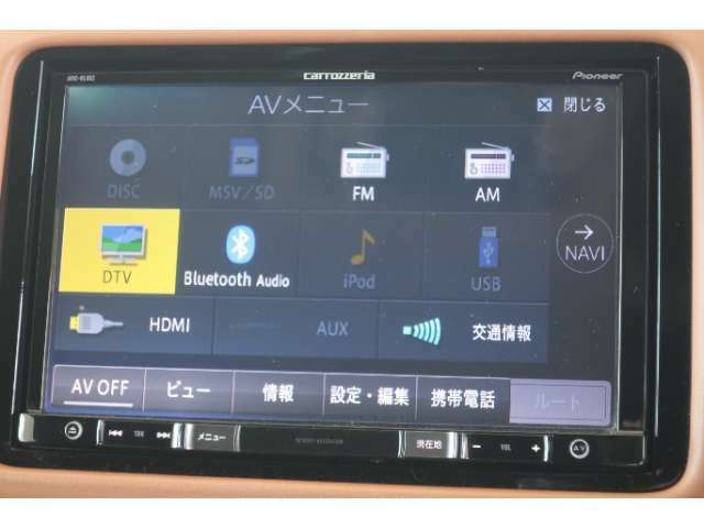 CD/DVD フルセグTV Music Rack Bluetoothオーディオ FM/AMラジオ再生機能付き