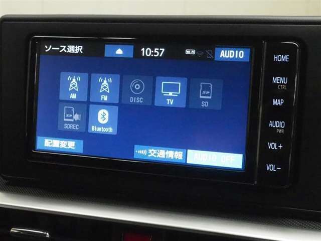ディスプレイオーディオを装備。スマホとクルマをつなぐことで、これまでのナビに加えて、いろんなサービスが楽しめます。