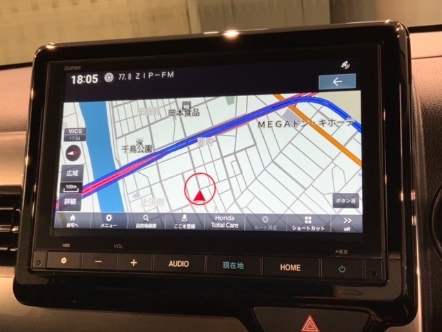 ギャザズナビ搭載です。知らない道も安心ですね！