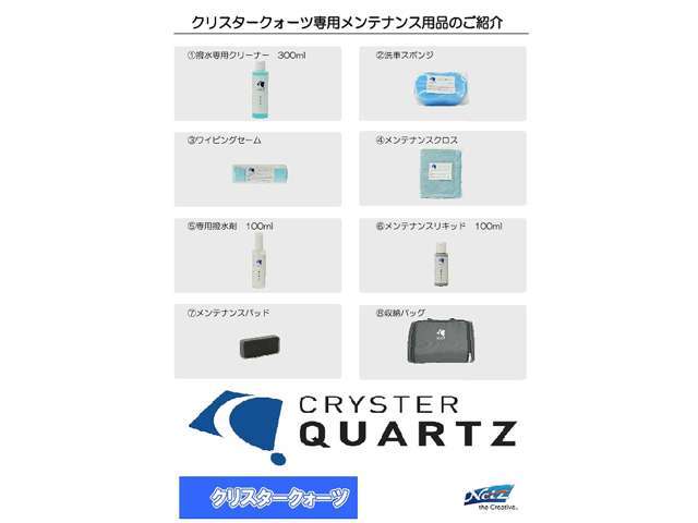 納車後、水洗いで落ちない頑固な油汚れやタールなどのは付属のメンテナンスクリーナーで落とて下さい。