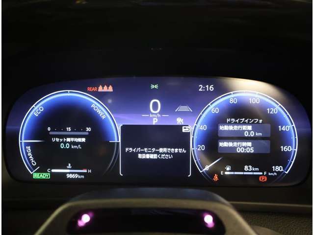 メーターも見やすく安全運転をサポートいたします！