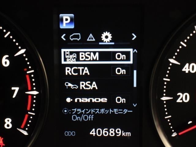 安全装備BSM・RCTA・RSA・nanoe・BSM