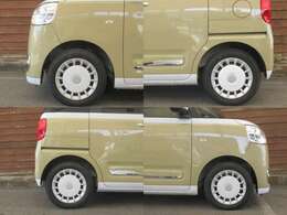 社外アルミホイールやローダウンサス・車高調・革調シートカバー・LEDヘッドライト・エアロパーツ・ナビ・バックカメラ・ETCなど社外パーツも販売・取り付け可能です。是非ご相談ください！