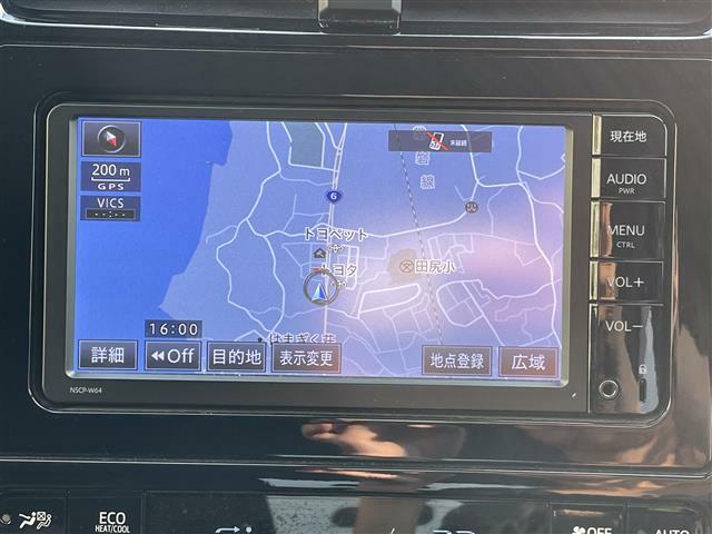 【カーナビゲーション】各種オーディオメディアも充実しているので運転の際も楽しくドライブができますね。