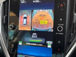 【マルチテレインモニター】車のフロントやサイドのカメラ画像を同時にモニター表示することで、悪路や狭い道を走行時でも周囲の状況確認ができ安心！本格SUVにうれしい装備です♪