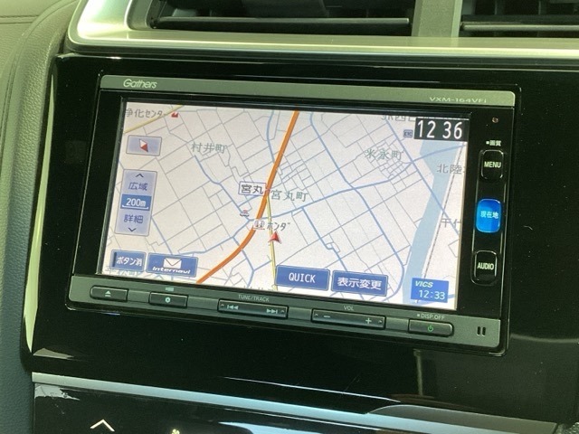 ギャザズナビ搭載です。知らない道も安心ですね！