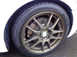 社外アルミ！タイヤも充分にあります。