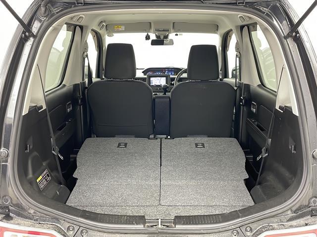【シートアレンジ】乗せる人数、荷物によってシートをアレンジすれば、ダンボールなどの大きい荷物や、釣り具などの長尺物も載せられそうですね！