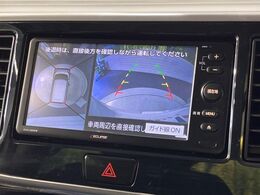 【アラウンドビューモニター】専用のカメラにより、上から見下ろしたような視点で360度クルマの周囲を確認することができます☆死角部分も確認しやすく、狭い場所での切り返しや駐車もスムーズに行えます。