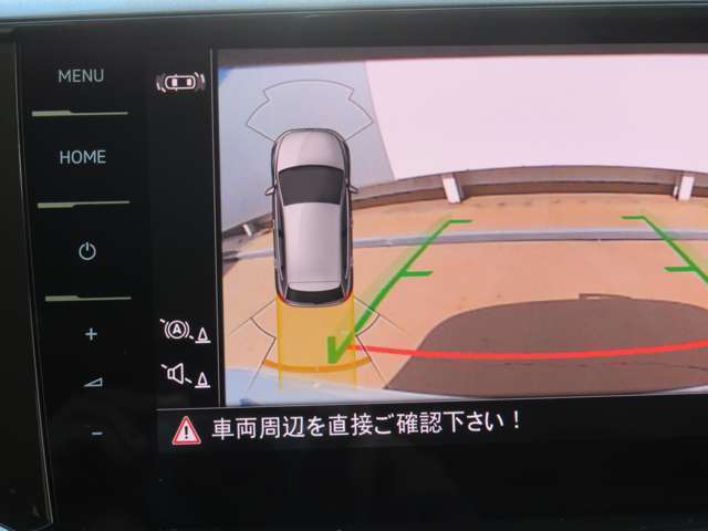 FRセンサーにより障害物などを検知してディスプレイで距離や位置を表示して駐車時の安全な操作をサポートするオプティカルパーキングシステムを装備しています☆