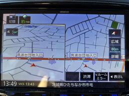 【カーナビ】ナビ利用時のマップ表示は見やすく、いつものドライブがグッと楽しくなります。