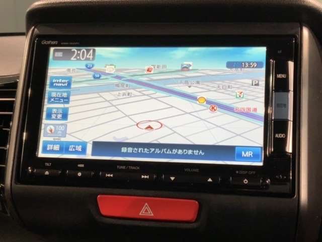 ギャザズナビ搭載です。知らない道も安心ですね！