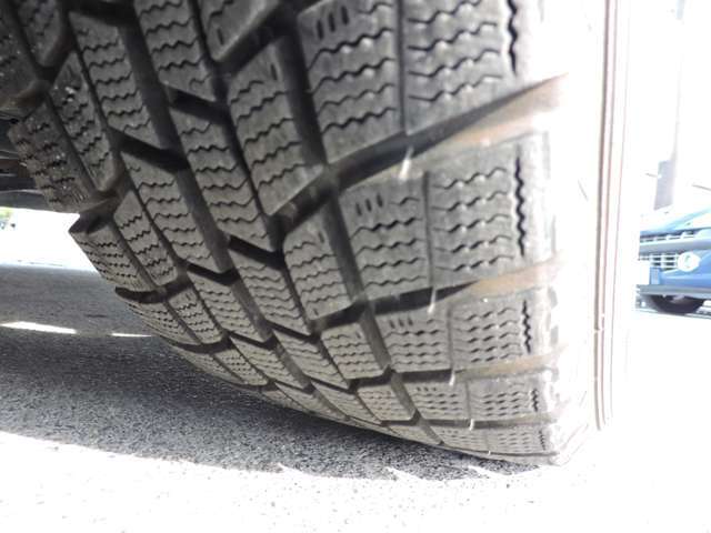 タイヤは7分山になります！