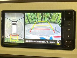 【パノラマモニター】専用のカメラにより、上から見下ろしたような視点で360度クルマの周囲を確認することができます☆死角部分も確認しやすく、狭い場所での切り返しや駐車もスムーズに行えます。