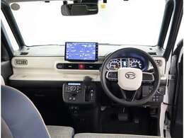 オシャレなインテリアで運転する気分も盛り上がりますよね＾＾