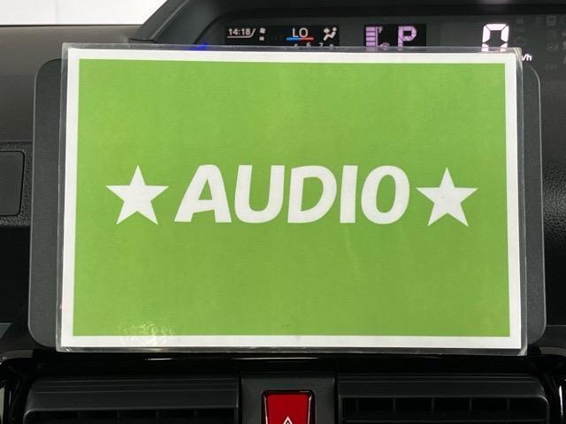 当車両はオーディオレスとなっております。年式、車種によって異なりますので、詳しくは当店スタッフにお問合せ下さい。