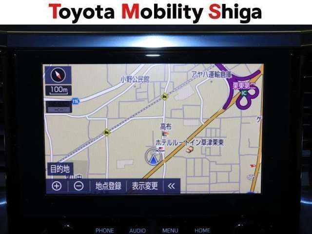 トヨタ純正SDナビ（フルセグテレビ機能付）搭載！初めての道や遠方へのお出かけにも安心です！