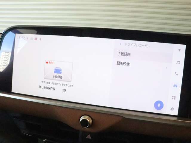 純正前後ドライブレコーダーを装備♪