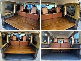 アトレー専用設計のラゲッジボード　ドリンクホルダー付きでお出かけ先でゆったり休憩するもヨシ　上下に分けて収納として使うもヨシ♪高さ調整できるのもGOOD♪