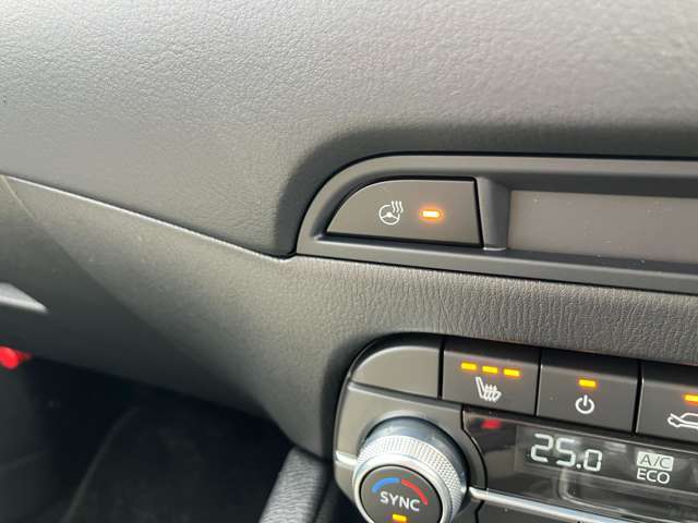 寒い日にはとても重宝するシートヒーターが運転席・助手席に装備されています。