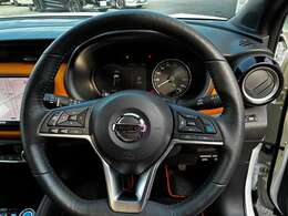 取り回しがしやすいハンドルデザインで、手にしっかり馴染みとても運転しやすいハンドルです！ハンドルの位置も調整できちゃいます！