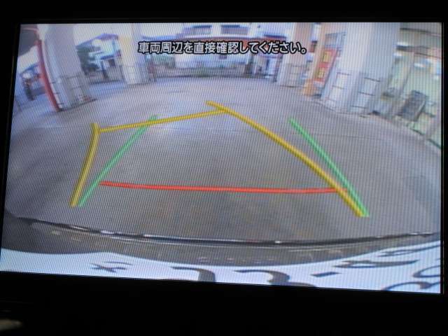 死角部には、後方の確認に便利なバックモニター付で安心です♪
