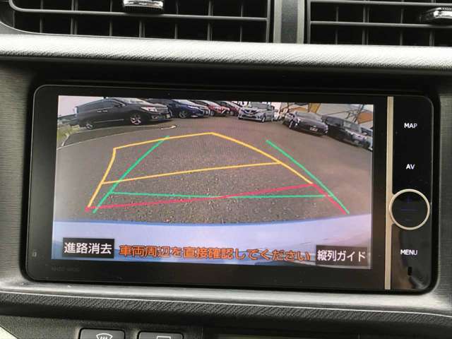 一度使うと手放せない装備【バックカメラ付き】！！駐車の際、これがあれば運転に自信が無い方も安心です！