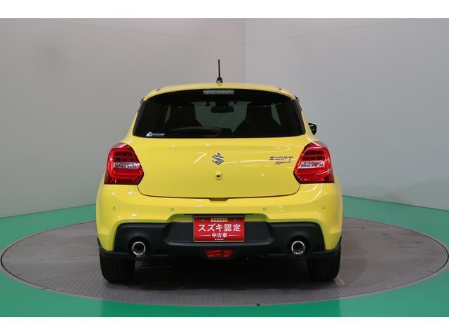 ワイドなリヤスタイリング☆スイフトスポーツ専用のデュアルエキゾーストパイプがカッコいい！後退時ブレーキサポート搭載◎