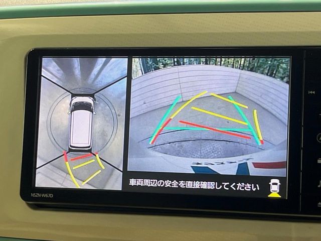 【パノラマモニター】専用のカメラにより、上から見下ろしたような視点で360度クルマの周囲を確認することができます☆死角部分も確認しやすく、狭い場所での切り返しや駐車もスムーズに行えます。