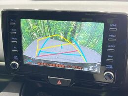 ！【バックカメラ】駐車時に後方がリアルタイム映像で確認できます。大型商業施設や立体駐車場での駐車時や、夜間のバック時に大活躍！運転スキルに関わらず、今や必須となった装備のひとつです！