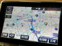 【純正ナビ】一体感のあるナビは、高級感ある車内を演出してくれます。Bluetooth再生などオーディオ機能も充実しておりますので、運転もより楽しめます♪