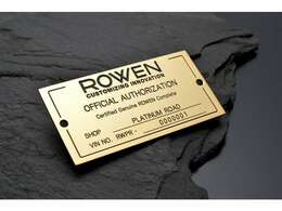 ROWENコンプリートプレートは、直営店にてコンプリートカーをご購入いただいた証となります。エアロメーカーによるコンプリートカー製作をいたします。