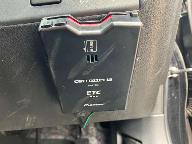 ETC。高速の料金所も停まらずにスイスイ快適ドライブ♪