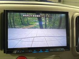 【バックカメラ】駐車時に後方がリアルタイム映像で確認できます。大型商業施設や立体駐車場での駐車時や、夜間のバック時に大活躍！運転スキルに関わらず、今や必須となった装備のひとつです！