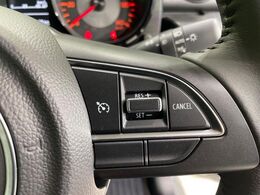 【クルーズコントロール】高速道路もラクラク走行。アクセルを離しても一定速度で走行ができ、長距離運転時の負担を軽減！加速・減速も簡単なスイッチ操作で調整できます。