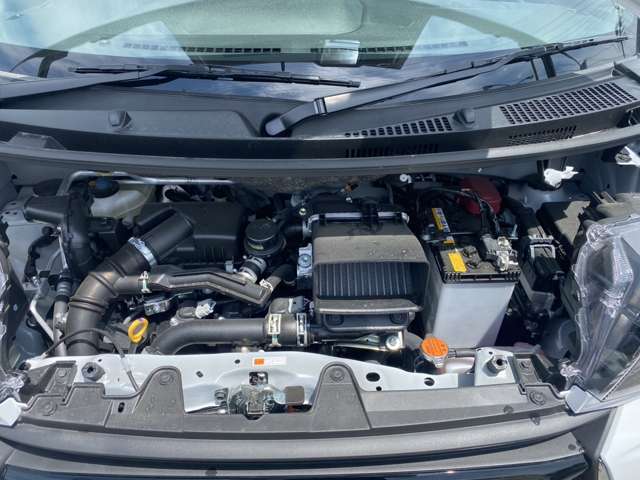 【直列3気筒DOHC ターボ・KF-DETタイミングチェーン式エンジン】