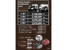 新車オーダーは各グレード及びミッション系、カラーまで1から作成します！