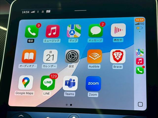 もはや定番とも言えるAppleCarPlayも使用できます♪