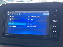 Bluetooth接続すればお持ちのスマホやMP3プレイヤーの音楽を再生可能！毎日の運転がさらに楽しくなります！！