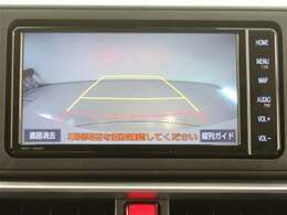 バックガイドモニターで、後方を確認しながら安心して駐車することができます。運転初心者も熟練者も必須の機能ですよ！