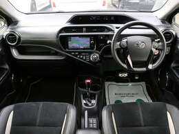 すっきりとしたアクアらしいデザインのダッシュ回り！フロントビューの視認性もよく運転しやすいと思います★