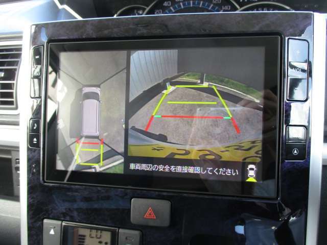 360度ビュ-モニタ-で駐車も安心！