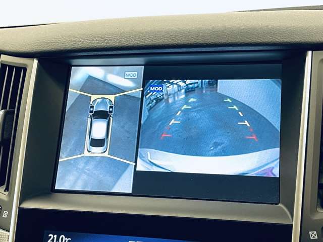 「アラウンドビューモニター」　まるで鳥の目線！？後ろだけでなく360°の様子が確認できます！