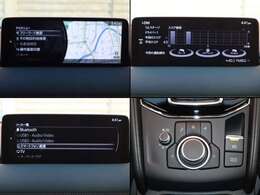 従来のマツダコネクトより更に進化。ディスプレイの大型化、起動時間の短縮、解像度の向上。AppleCarPlayやAndroidAutoにも対応。更に進化し便利になったマツダコネクトをご体感ください。