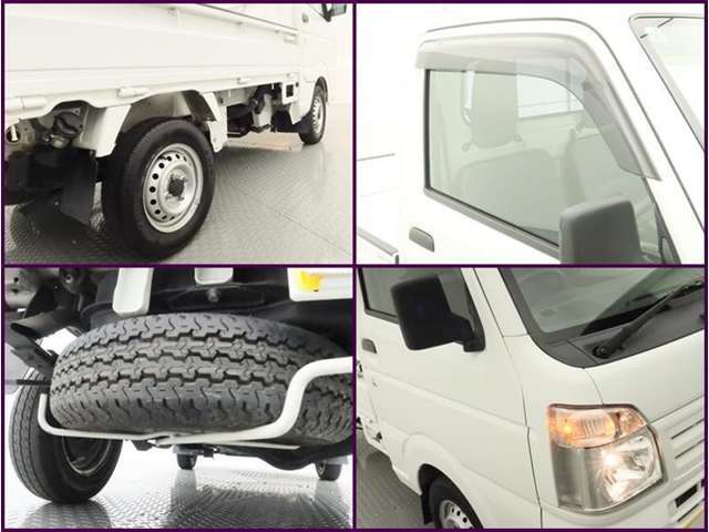 サイドバイザー⇒雨天時窓から雨が入るのを防いでくれます。また、駐車中、少し窓を開けて、換気が出来ます！炎天下には有ると便利ですね。