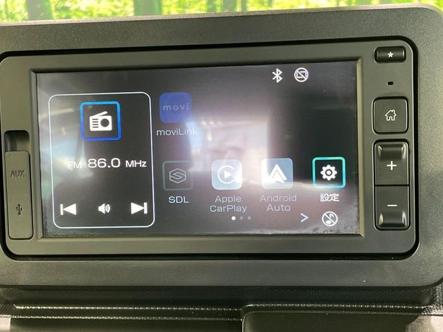 【ディスプレイオーディオ】お手持ちのスマートフォンとの連携で、ナビや音楽再生など各種アプリを使用可能。スマホに近い感覚でお使いいただけます♪