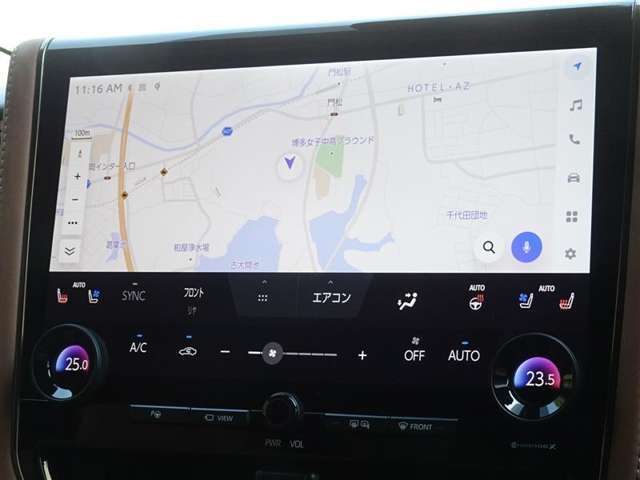 何処へでも行きたい場所へ、安心のトヨタ純正メモリーナビを装備してます。