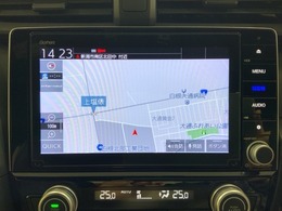 大画面の純正ナビゲーション